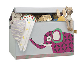Uzavíratelný box - bedna na hračky Wildlife Elephant