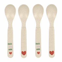 Dětské lžičky Happy Rascals Heart lavender - 0 ks Dětské lžičky Happy Rascals Heart lavender - 0 ks