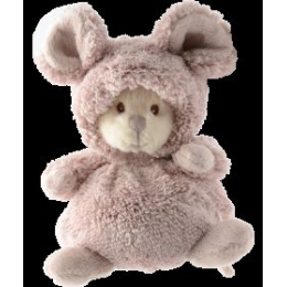 Plyšová malá růžová myška - medvídek Ziggy - 0 ks