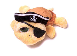 Vykulený želví pirát Shelly - 0 ks