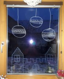 Křídové fixy na okna a zrcadla