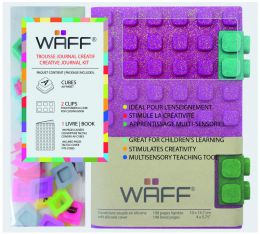 Kreativní deník WAFF A6 - glitter fuchsia - 0 ks