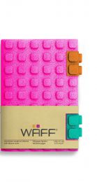 Kreativní deník WAFF A6 - glitter pink