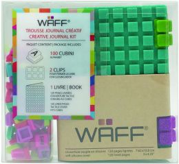 Kreativní deník WAFF A7 - glitter malachite - 0 ks
