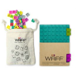 Kreativní deník WAFF A7 - glitter malachite