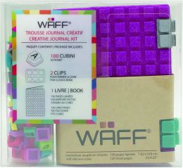 Kreativní deník WAFF A7 - glitter fuchsia - 0 ks