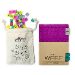Kreativní deník WAFF A7 - glitter fuchsia