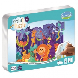 Vertikální okenní puzzle Džungle - 1 0