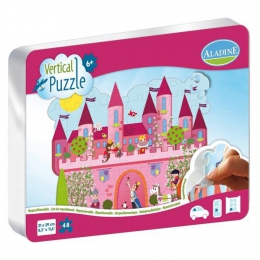 Vertikální okenní puzzle Zámek - 1 0