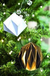 Origami - vánoční ozdoby