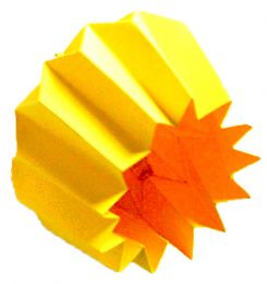 Origami - světelná girlanda Romantic