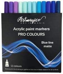 Akrylové fixy PRO LINE Blue - 0 ks