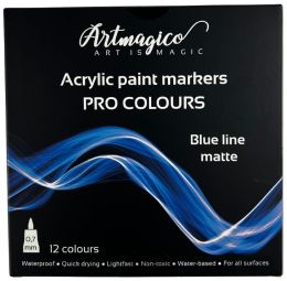 Akrylové fixy PRO LINE Blue