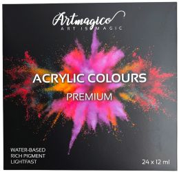 Akrylové barvy 24 kusů