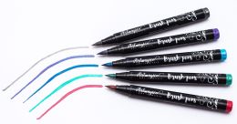 Akrylové fixy BRUSH PENS - metalické 20 barev 