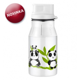 Dětská nerezová láhev na pití Panda II 0,4l - 0 ks
