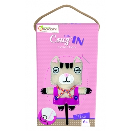 Dětské šití Kočička Tina - 1 ks