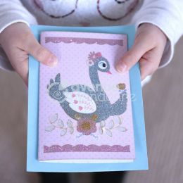 Kreativní sada Přáníčka se třpytkami