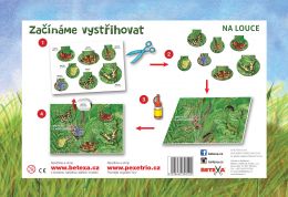 Začínáme vystřihovat - vystřihovánky - Na louce