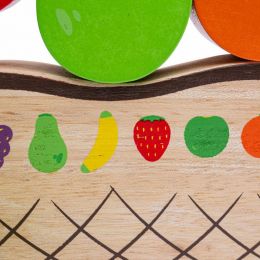 Dřevěná balanční hra Ovoce