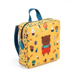 Dětský batoh pro nejmenší Medvídek a hračky - 0 ks
