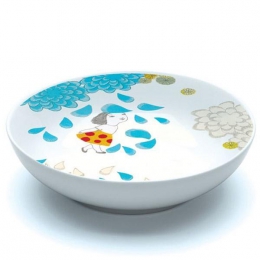 Porcelánový talíř Petals - hluboký - 0 ks