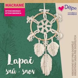 Kreativní sada Macrame - Lapač snů - 1 ks