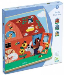 Třívrstvé dřevěné puzzle Statek - 0 ks Třívrstvé dřevěné puzzle Statek - 0 ks