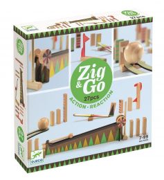 Dřevěná dráha Zig Go 27 dílků - 0 ks