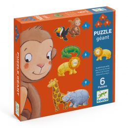 Puzzle Géant Kamarádi z džungle