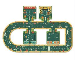 Obří puzzle Silnice