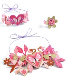 Kreativní sada Výroba třpytivých květinových šperků