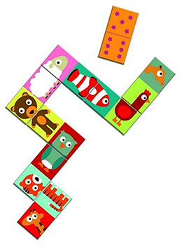 Oboustranné domino - puzzle Zvířátka