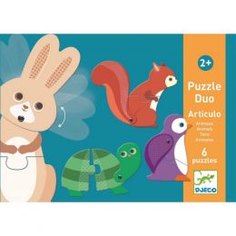 Duo puzzle Zvířátka v pohybu - 0 ks