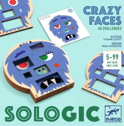 Djeco Logická hra Sologic Crazy Faces