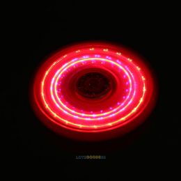 Fidget Spinner LED - antistresová hračka - třpytivý červený