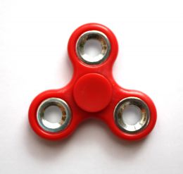 Fidget Spinner - antistresová hračka - červený - 1 ks