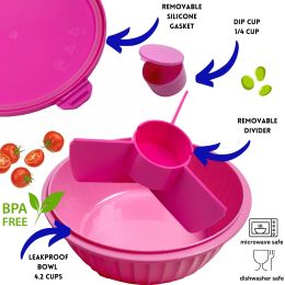 Krabička na jídlo Poke Bowl Guava Pink