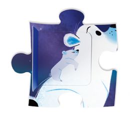 Puzzle s překvapením Antarktida