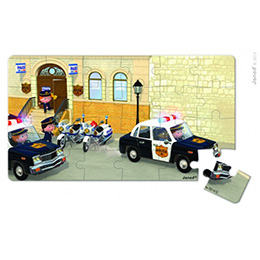 Puzzle Brice a policejní auto