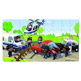 Puzzle Brice a policejní auto