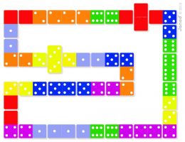 Oboustranné velké domino - puzzle Zvířátka z džungle