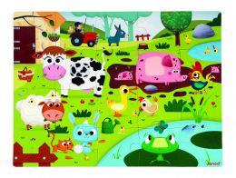 Hmatové puzzle Na farmě - 0 ks