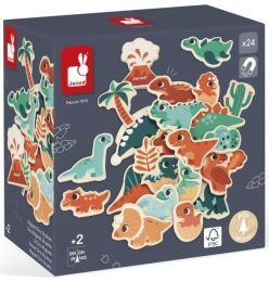 Dřevěné magnetky Dinosaurus - 1 ks Dřevěné magnetky Dinosaurus - 1 ks