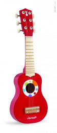 Dětská kytara Confetti červená - 1 ks