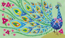 Kreativní mozaika se štrasovými kamínky Ptáci