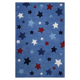 Dětský koberec Simple Stars modrá 2 SM-3984-11 - 1 ks