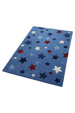 Dětský koberec Simple Stars modrá 2 SM-3984-11