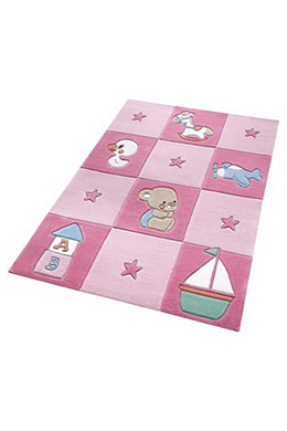 Dětský koberec Newborn růžový 3 SM-3986-02