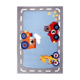 Dětský koberec Happy Street Traffic 1 SK-3346-01  - 1 ks